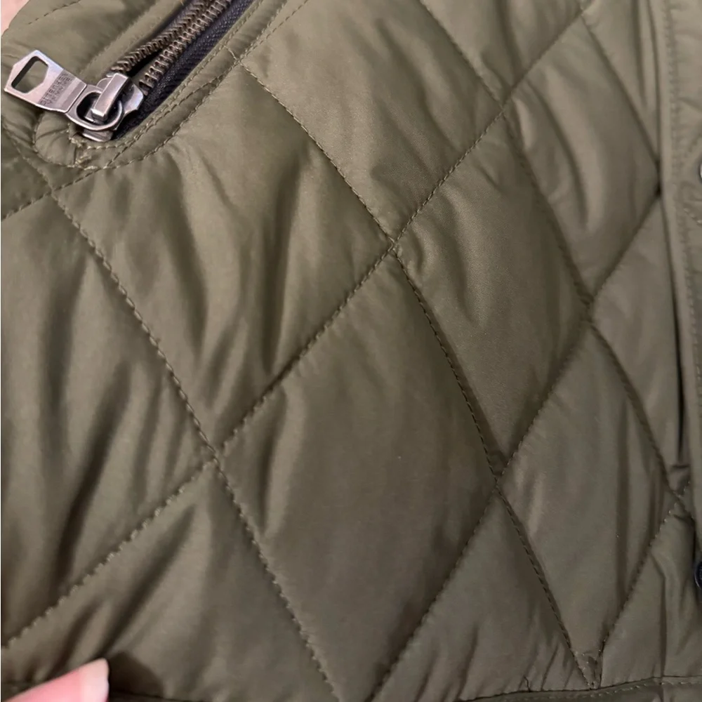 Banana Republic Green Quilted Mens Vest Size Medium